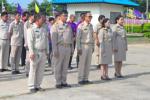 รูปภาพ กิจกรรมเข้าแนวหน้าเสาธง ประจำเดือน เมษายน 2561